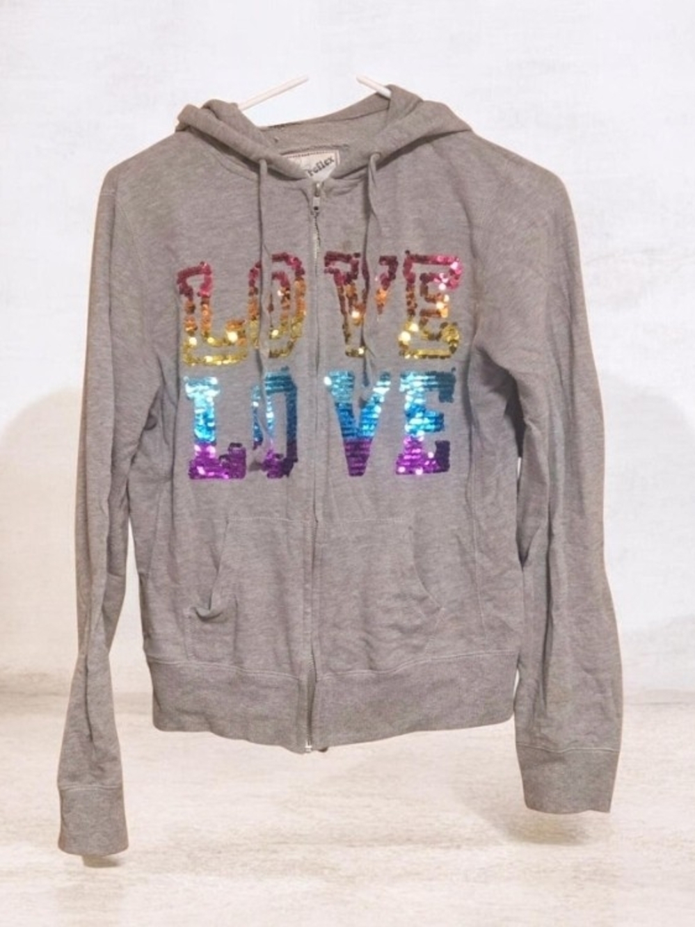 REFLEX GRAY FASHION GIRL JACKET LOVE